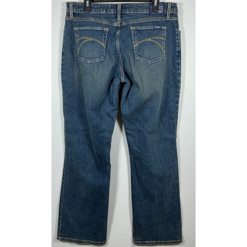 Levi Strauss & Co. Signature Jeans Womens Denim Stretch Mid Rise Bootcut Size 16 - Picture 4 of 6